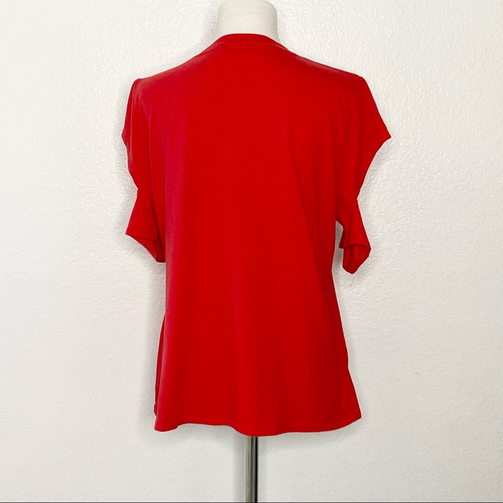 REBECCA MINKOFF Red Top - Picture 3 of 6